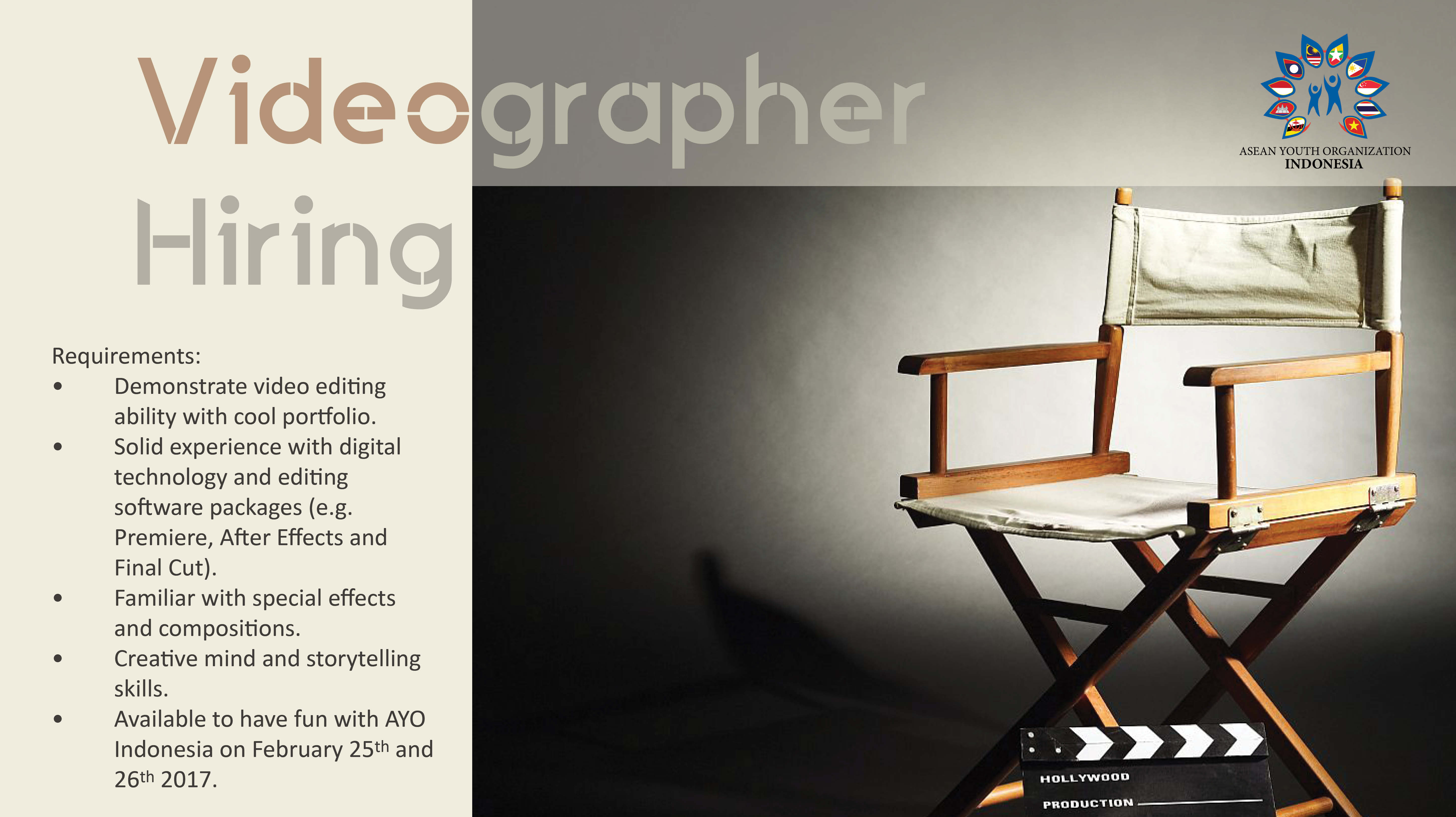 Videographer Hiring