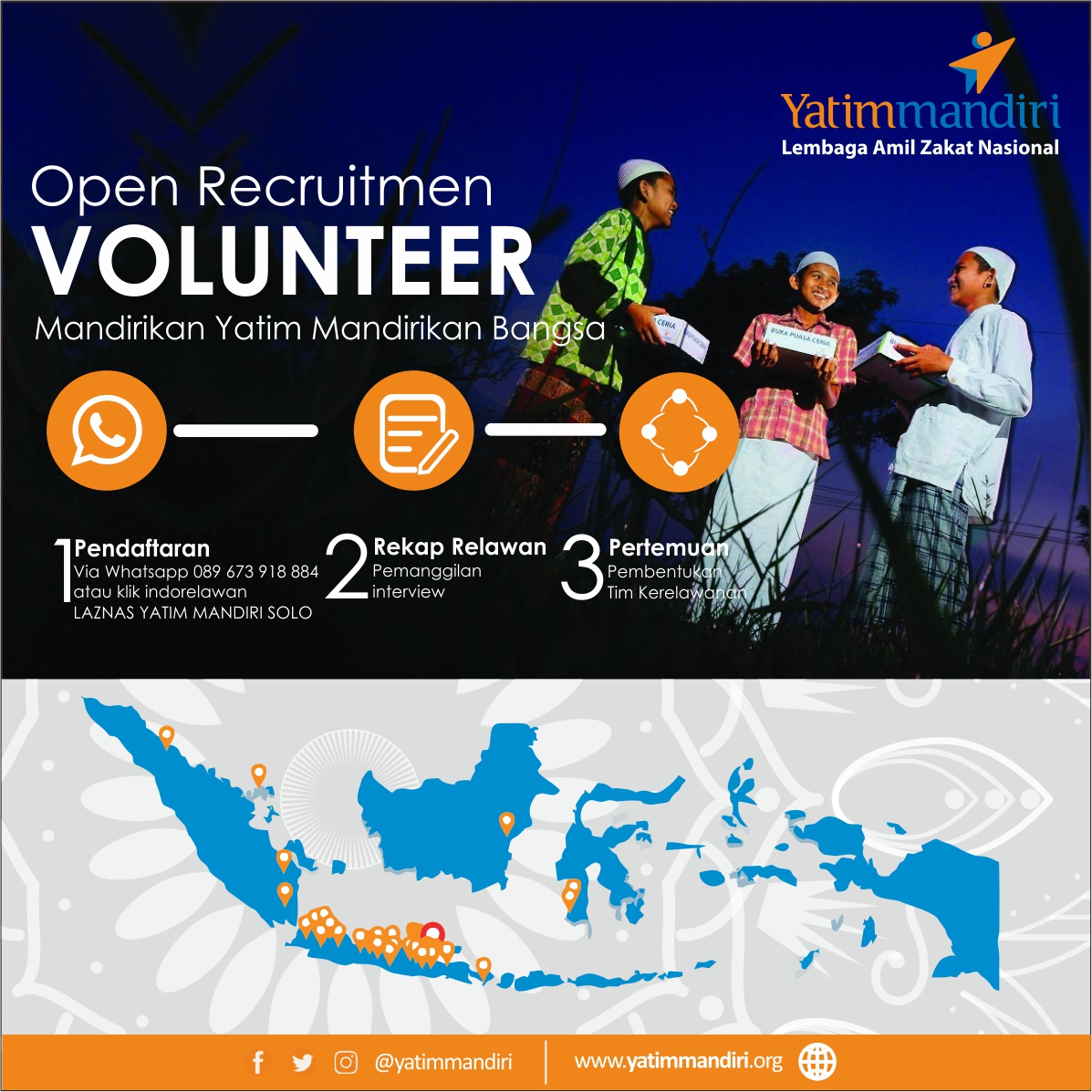 Volunteer Ramadhan 1439H Yatim Mandiri cab. Solo