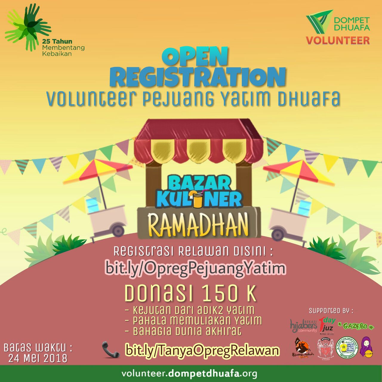 VOLUNTEER PEJUANG YATIM DHUAFA✊🏻💕