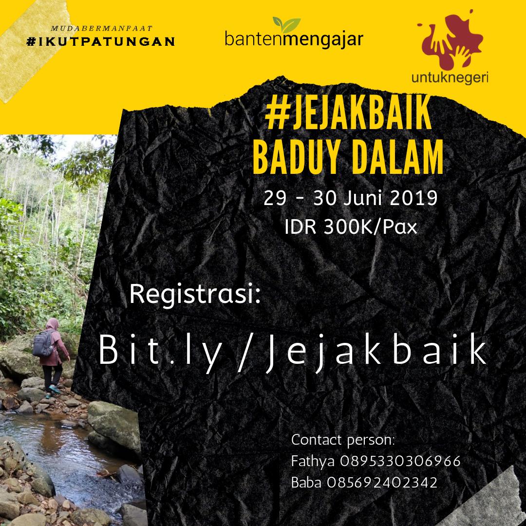 Galeri aktivitas #JejakBaik BADUY DALAM ke-2