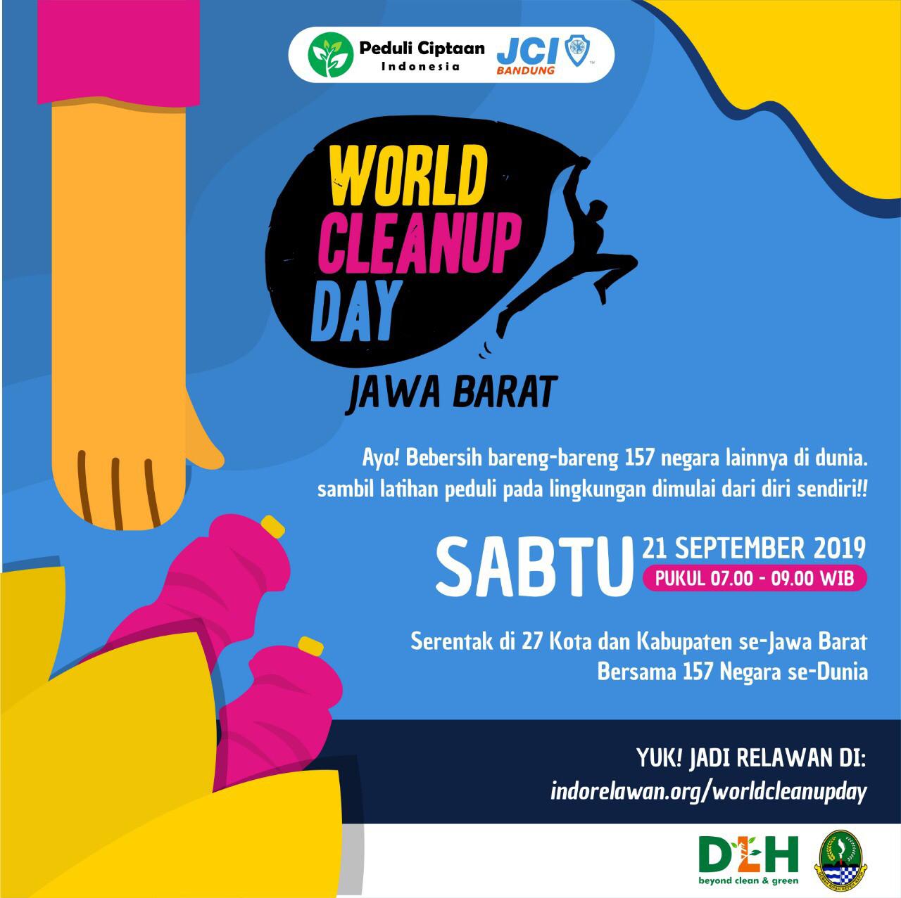 Galeri aktivitas World Cleanup Day @MonJu,Gasibu Bandung-Jawa Barat ke-2