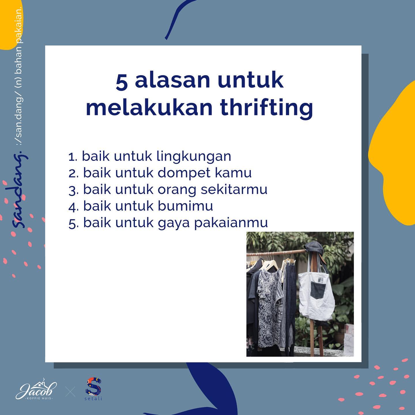 Galeri aktivitas Event Sandang, Setali x Jacob Koffie Huis ke-3