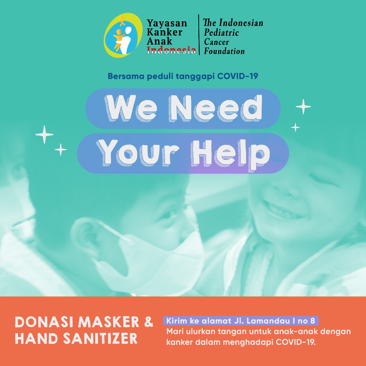 Permohonan bantuan donasi masker & hand sanitizer