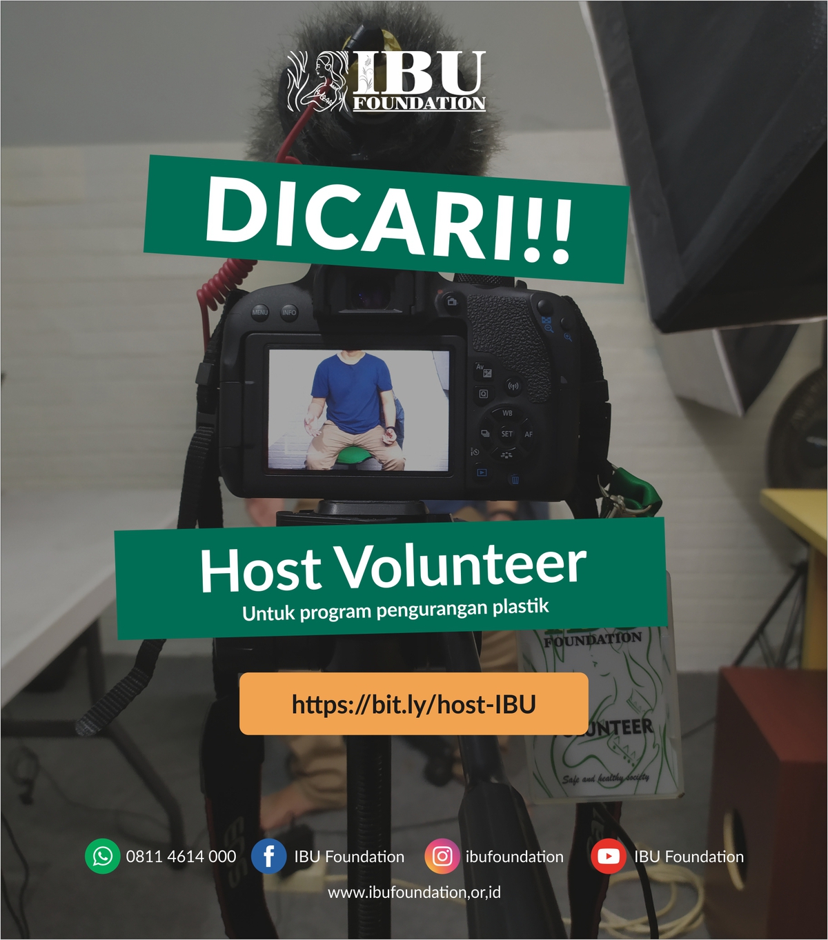 Relawan untuk Menjadi Host di Kegiatan Livestream