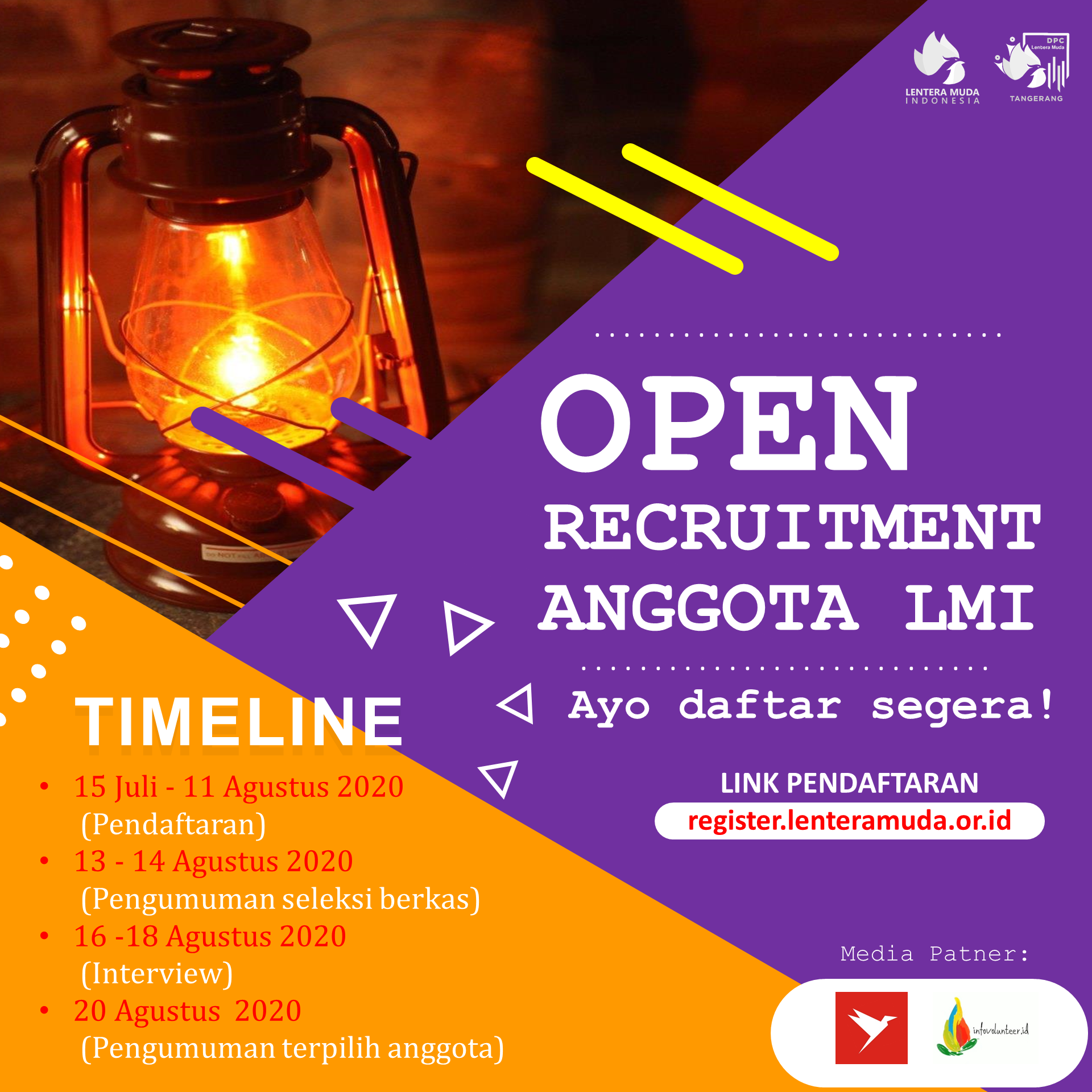 Galeri aktivitas Open Recruitment Anggota LMI Tangerang ke-2