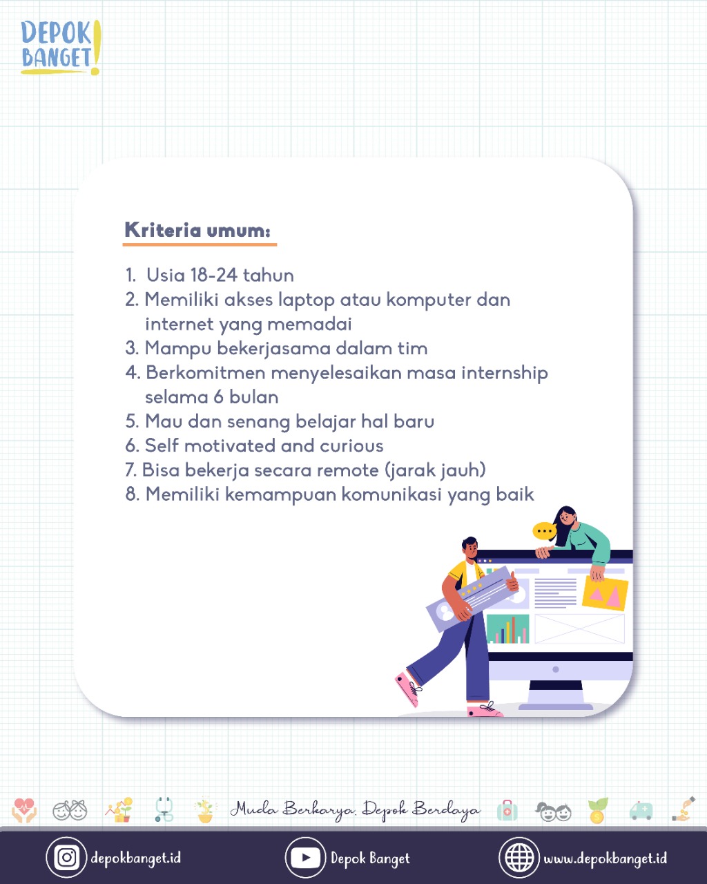 Galeri aktivitas Internship Media Depok Banget ke-2