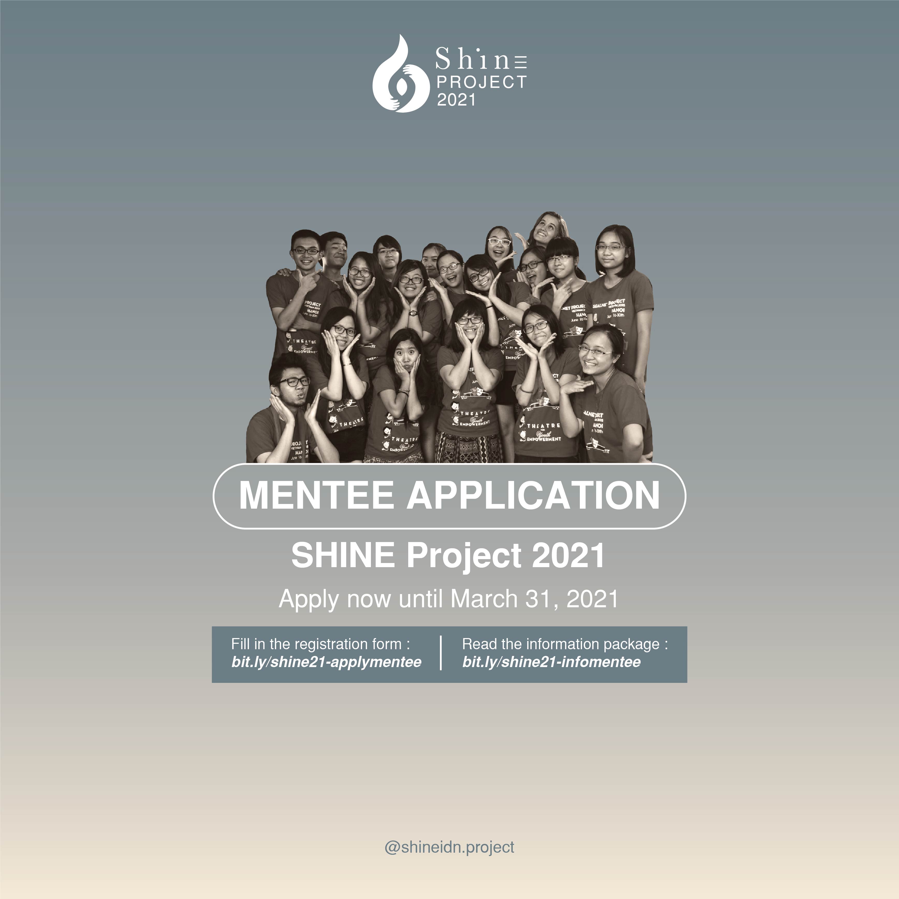 Mentee Application SHINE Project 2021