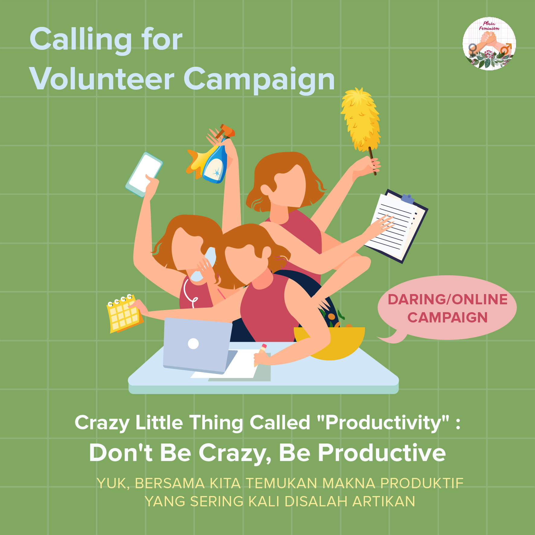 PRODUCTIVITY CAMPAIGN PLAIN FEMINISM