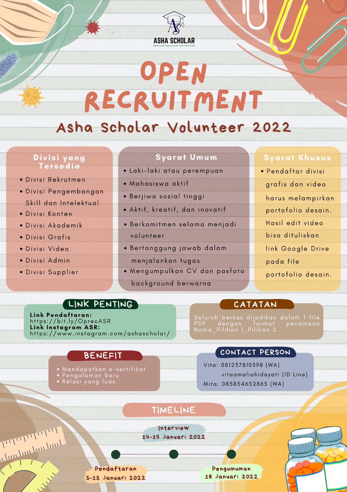 Galeri aktivitas Open Recruitment AshaScholar  ke-2