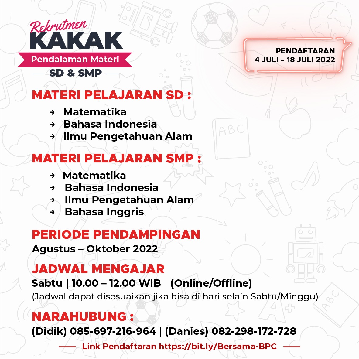 Galeri aktivitas Bersama Adik Bungur Punya Cerita ke-2