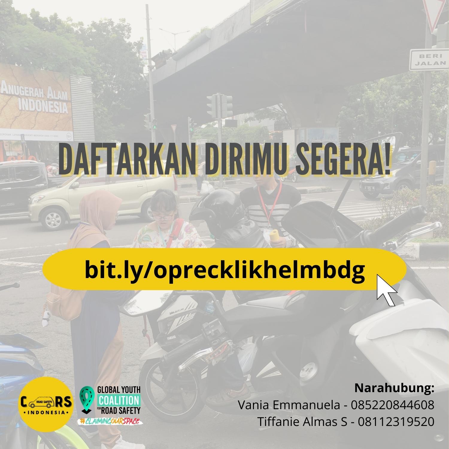 Galeri aktivitas Bandung Klik Helm ke-6