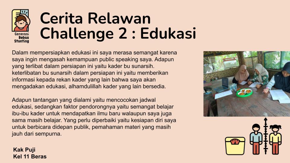 Galeri aktivitas Generasi Bebas Stunting Batch 5 ke-5