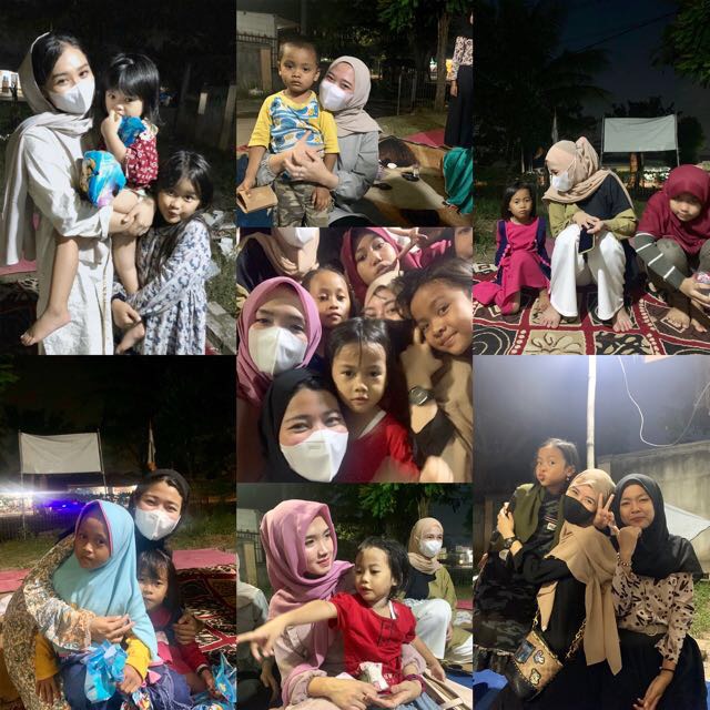 Menyambangi anak anak yatim piatu di panti asuhan