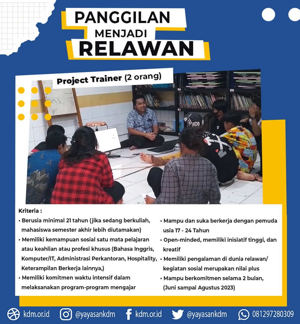 Relawan Project Training