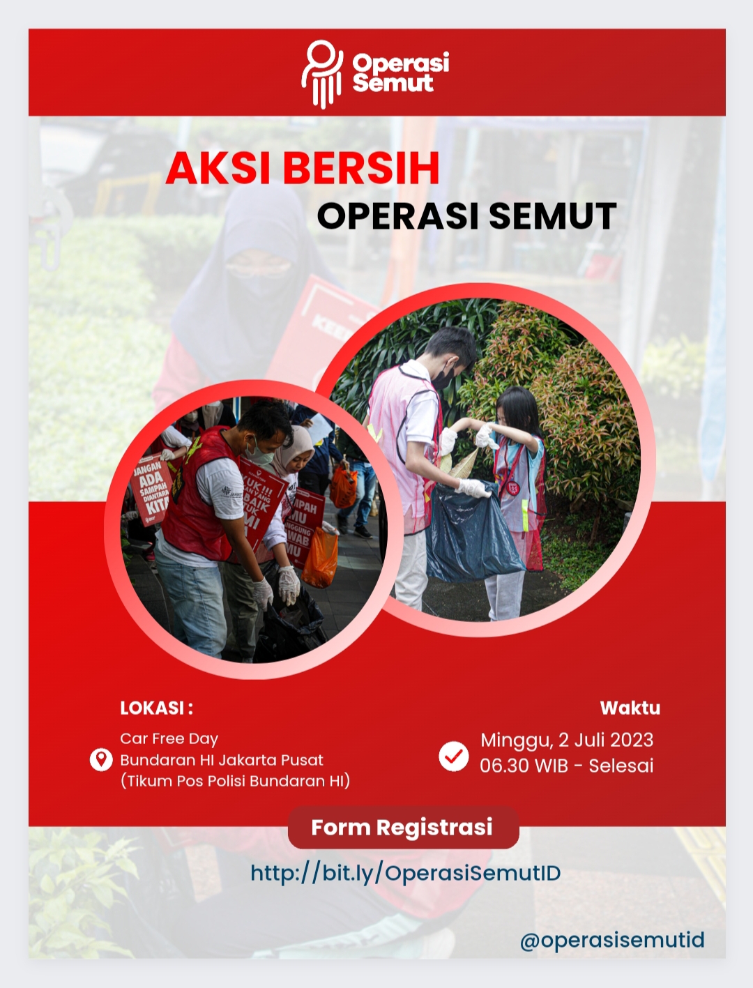 Aksi Bersih bersama Operasi Semut 