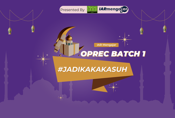 Open Recruitment Kakak Asuh IAR Mengajar Batch 1