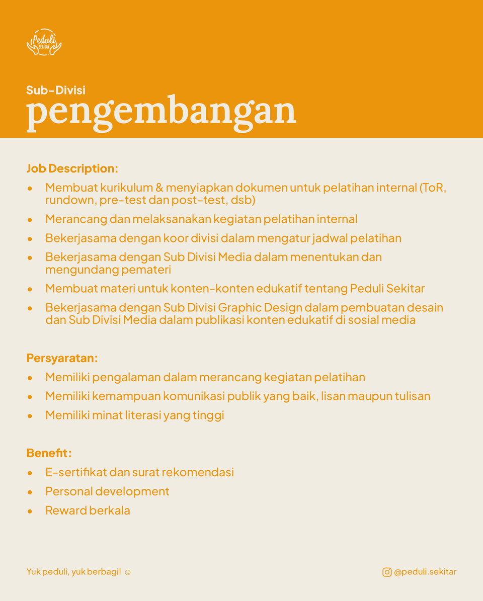 Galeri aktivitas Open Recruitment Region Surabaya ke-4