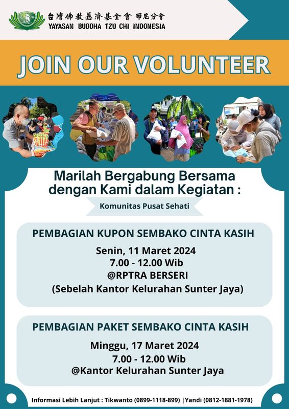 Pembagian Paket Cinta Kasih Lebaran 2024 Sunter