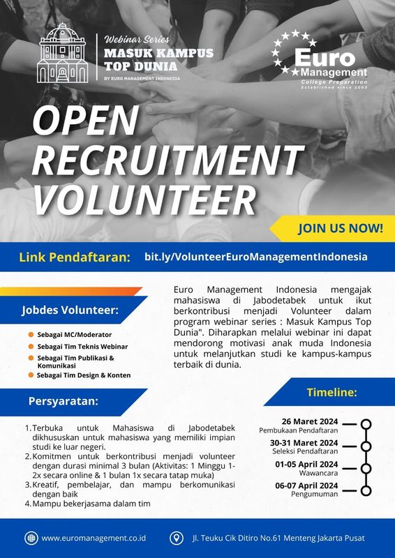 VOLUNTEER PROJECT WEBINAR MASUK KAMPUS TOP DUNIA