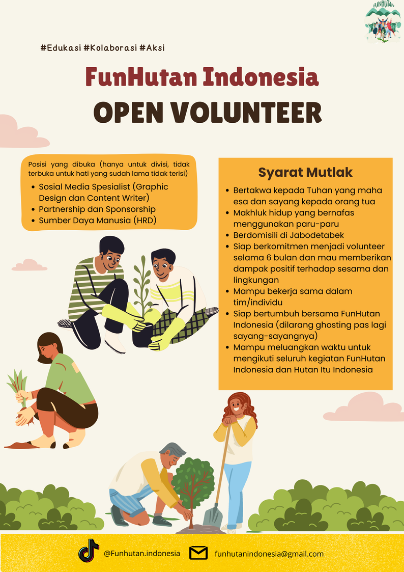 Galeri aktivitas Open Recruitment Volunteer Funhutan Indonesia ke-2