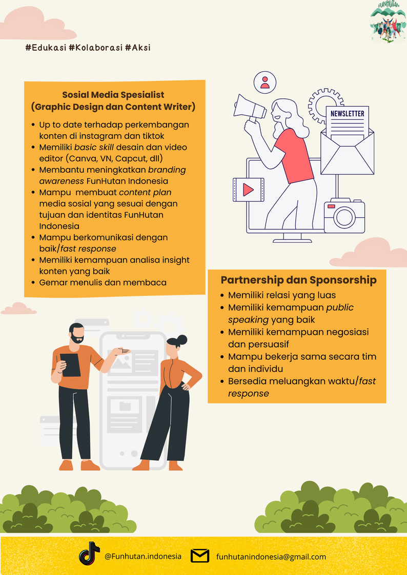 Galeri aktivitas Open Recruitment Volunteer Funhutan Indonesia ke-3