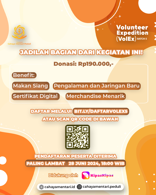 Galeri aktivitas Volunteer Expedition (VolEx) Batch 5 ke-4