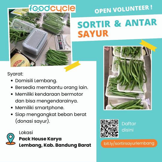 Volunteer Sortir Donasi (Khusus Lembang, Bandung)
