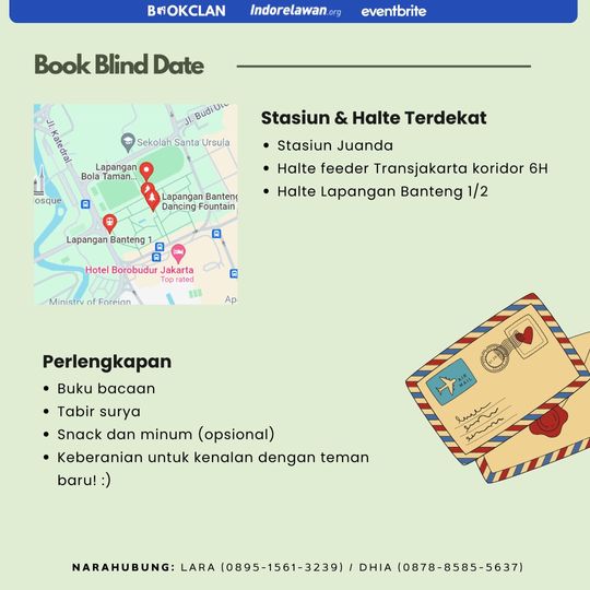 Galeri aktivitas Book Blind Date ke-2