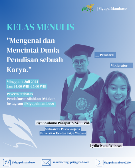 kelas menulis edisi Juli