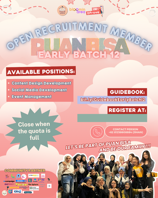 OPREC PUAN BISA & BLOOMIN AREA BATCH 12