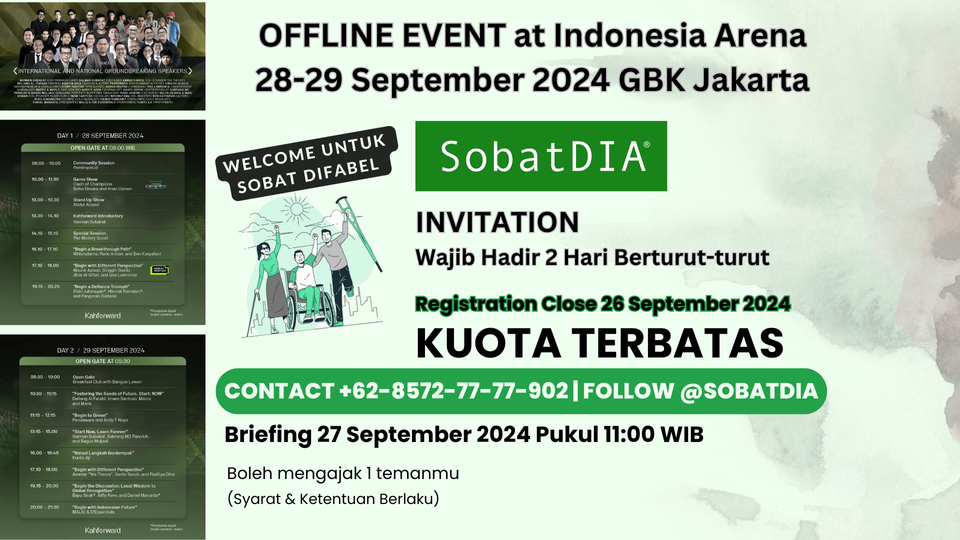 #LangkahBerdampak offline  invitations