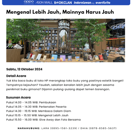 Galeri aktivitas Mengenal Lebih Jauh di OPPO Experience Store ke-2