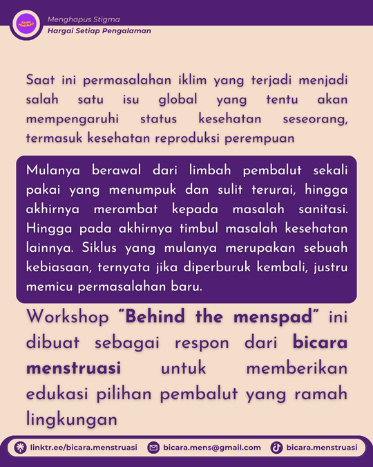 Galeri aktivitas Workshop "Behind The Menspad" ke-2
