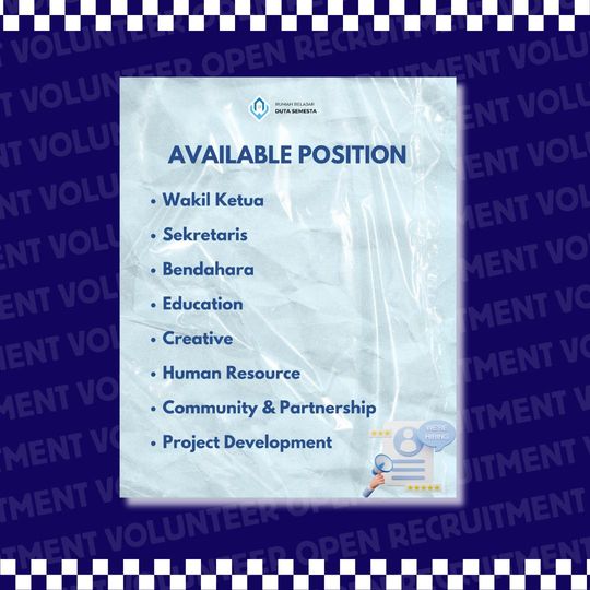 Galeri aktivitas Open Recruitment Volunteer Duta Semesta Batch 2 ke-3
