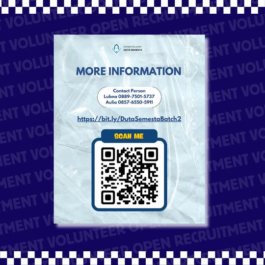 Galeri aktivitas Open Recruitment Volunteer Duta Semesta Batch 2 ke-6