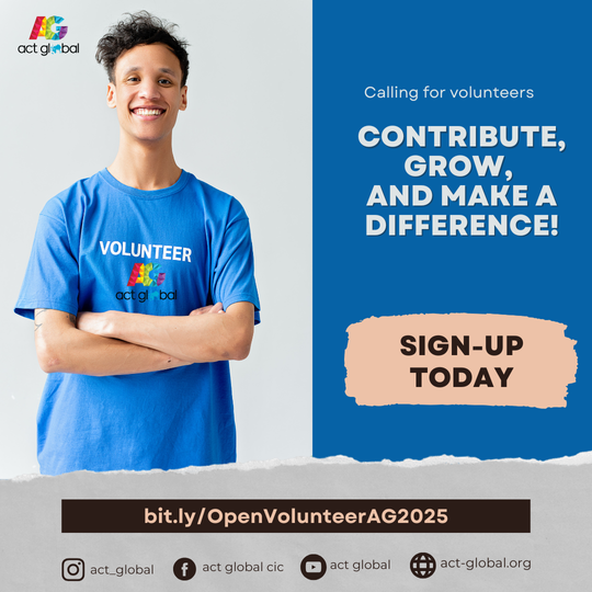 Open Call: Act Global Volunteers 2025