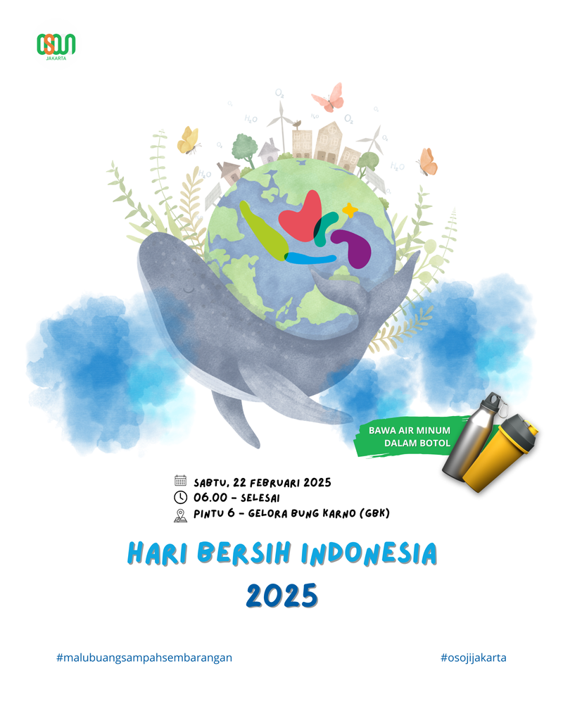 Galeri aktivitas Hari Bersih Indonesia 2025 X Jakarta Osoji Club ke-2