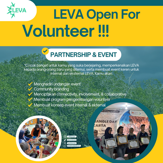 Galeri aktivitas LEVA OPEN VOLUNTEER !! ke-5