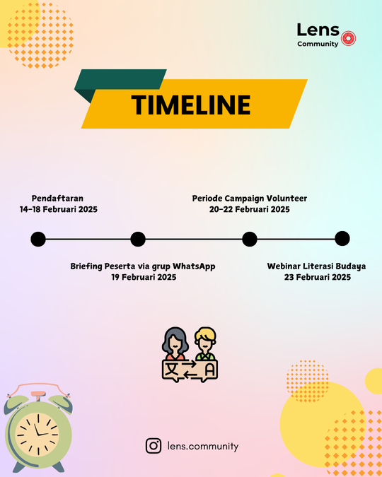 Galeri aktivitas OPREC VOLUNTEER CAMPAIGN BAHASA LENS COMMUNITY  ke-3