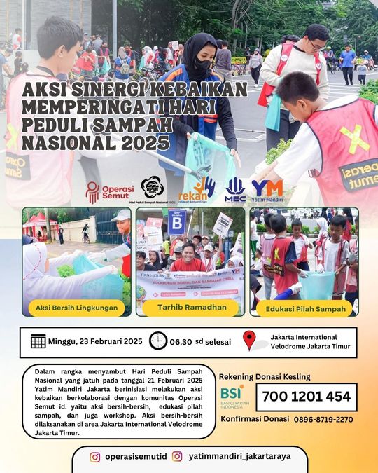 Sambut Bulan Suci : Aksi Bersih Velodrome