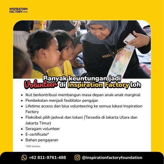 Galeri aktivitas DICARI: PAHLAWAN UNTUK MENGINSPIRASI ANAK MARGINAL ke-3