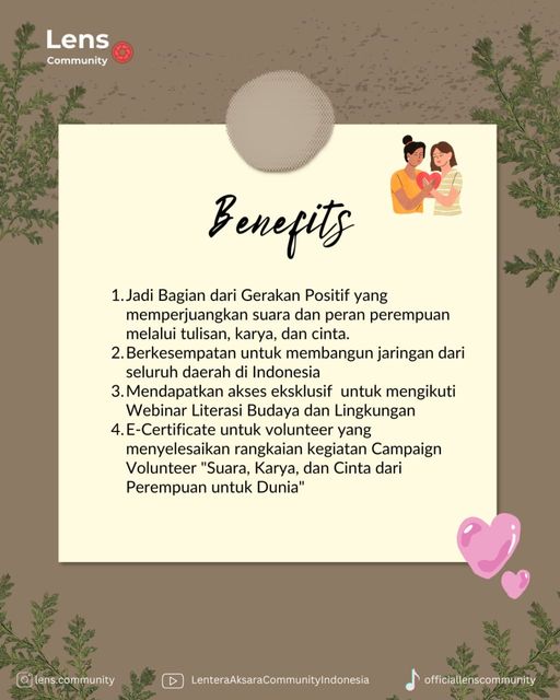 Galeri aktivitas OPREC VOLUNTEER CAMPAIGN LENS COMMUNITY  BACTH 4 ke-4