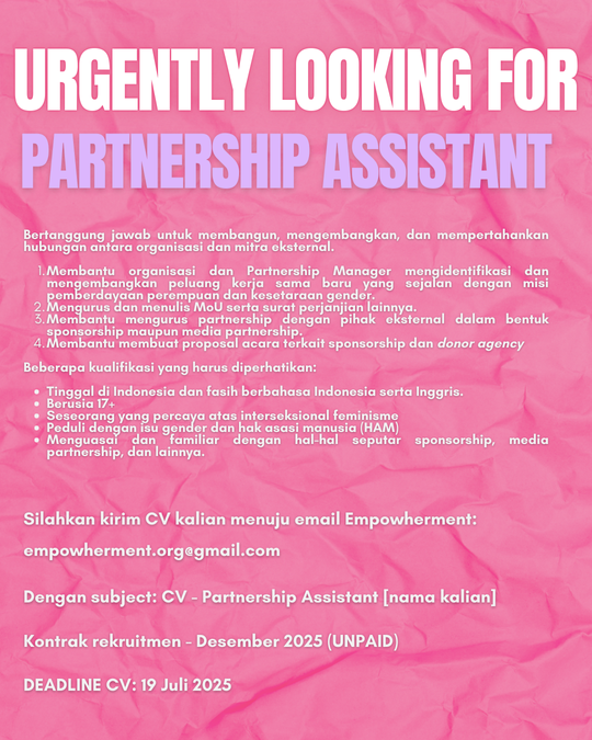 Staff Recruitment: Partnership Assistant