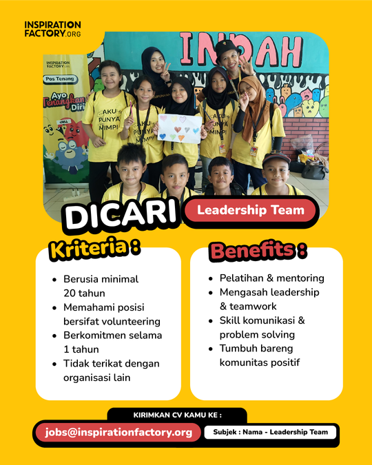 Be a LEADER and Create an Impact 💛