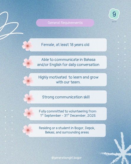 Galeri aktivitas Program Volunteer Generation Girl Bogor ke-3