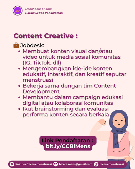 Galeri aktivitas Jadi Content Creative-nya Bicara Menstruasi Yuk! ke-5