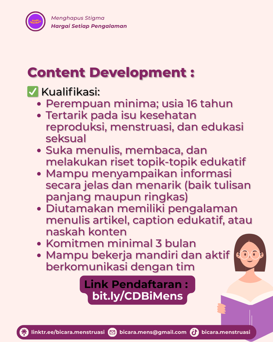 Galeri aktivitas BM butuh Content Developer nihh ke-4