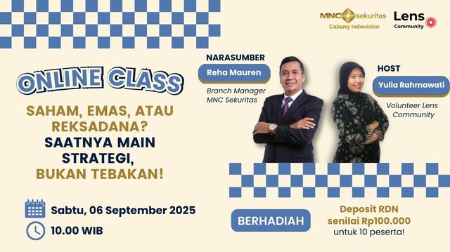 ONLINE CLASS MNC SEKURITAS X LENS COMMUNITY