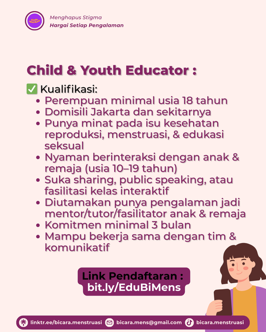 Galeri aktivitas Mengajar Anak & Remaja di Bicara Menstruasi ke-4