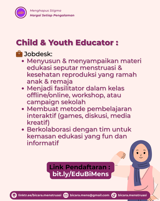 Galeri aktivitas Mengajar Anak & Remaja di Bicara Menstruasi ke-5